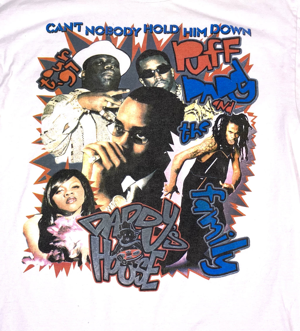 Vintage 90s Puff Daddy And The Family Rap Tee Shirt Sz XL