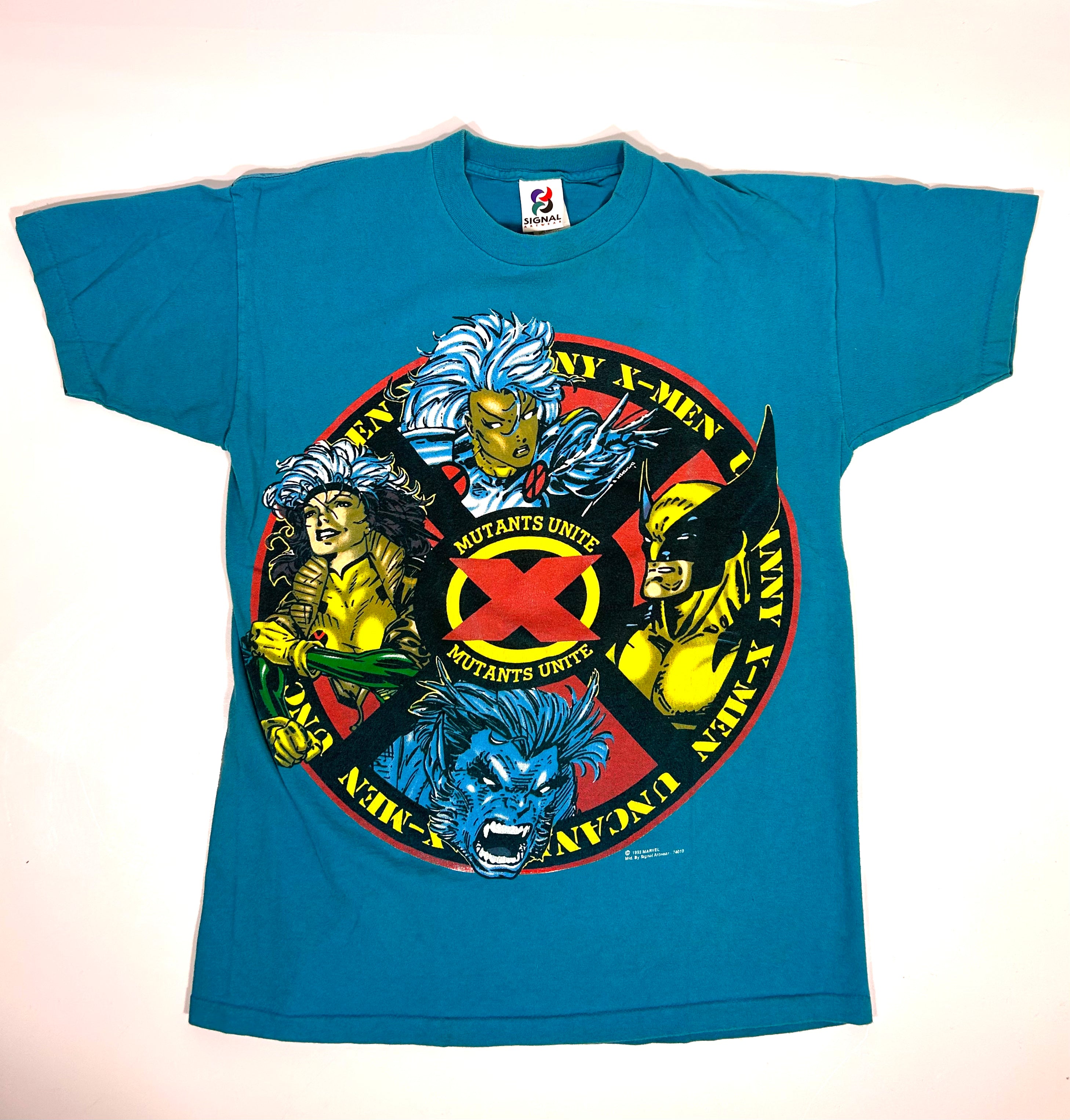 Vintage 1993 Storm Beast Wolverine Mutants Unite X-MEN MARVEL SIGNAL S/M